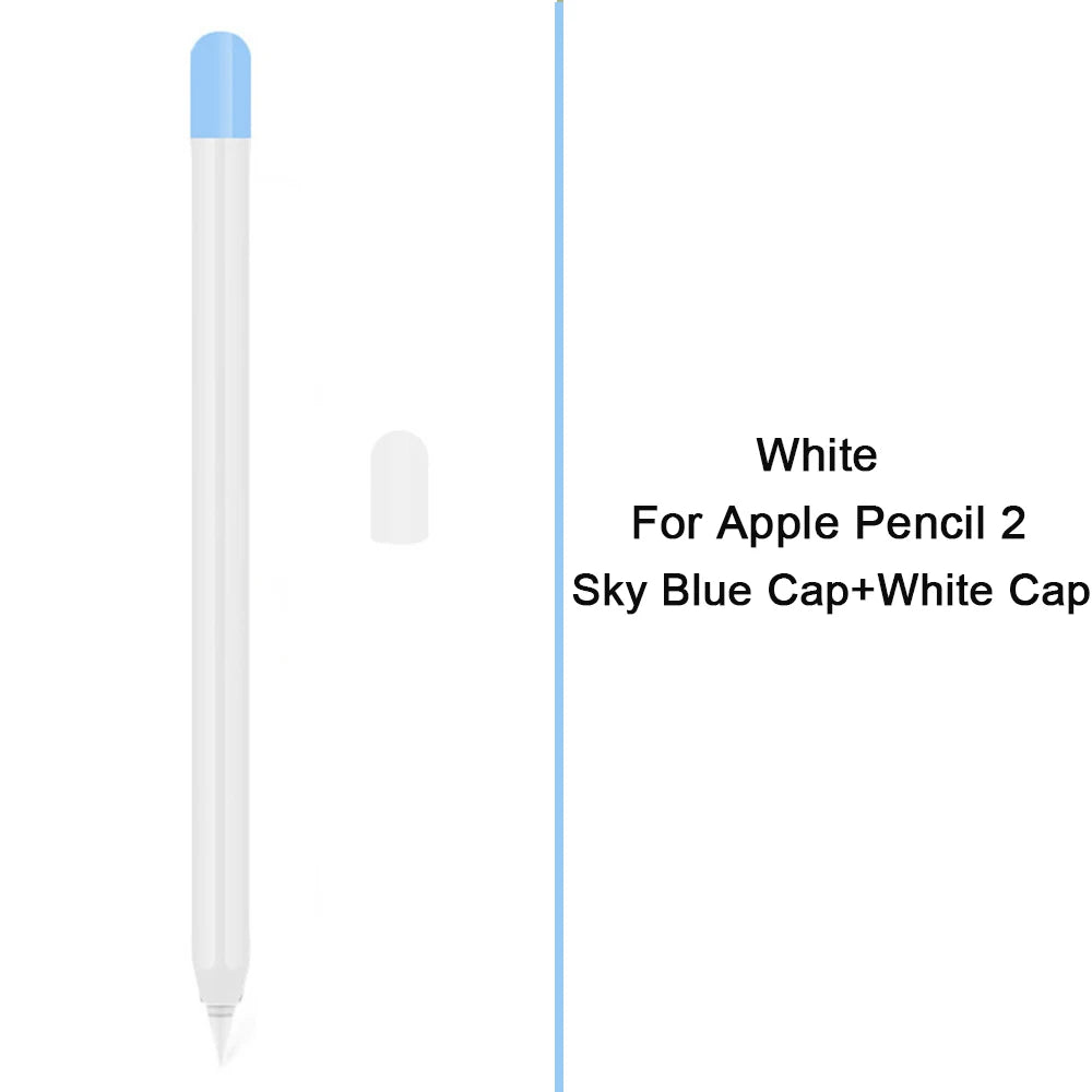 Silicone Stylus Cover for Apple Pencil 1 & 2 β Colorful Anti-Slip Case