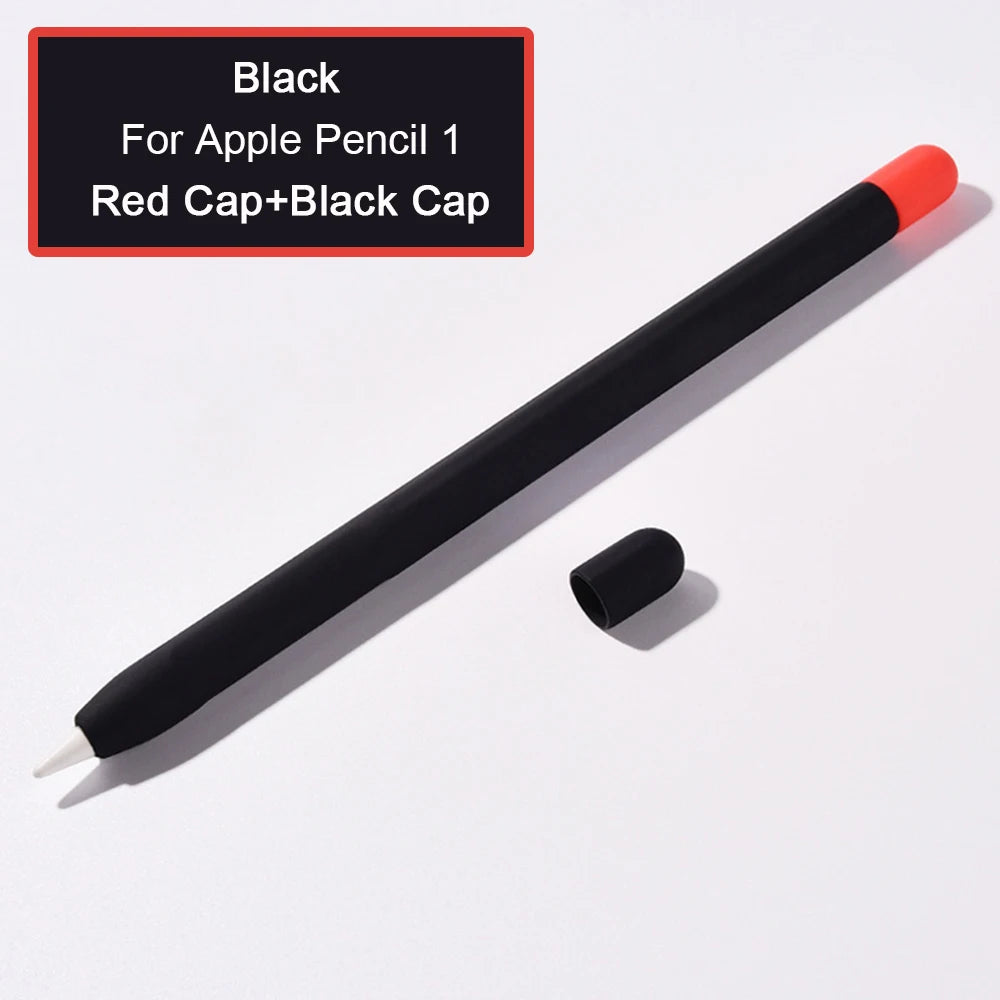 Silicone Stylus Cover for Apple Pencil 1 & 2 β Colorful Anti-Slip Case