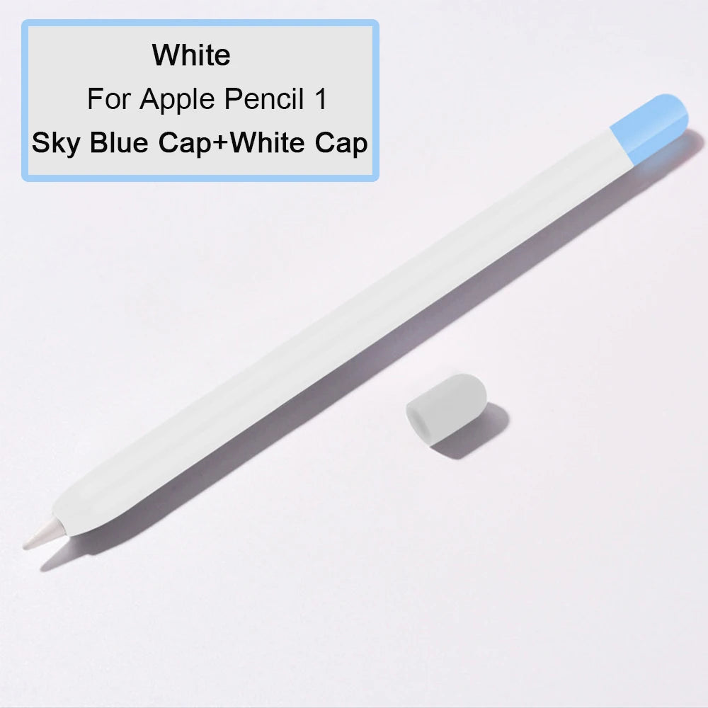 Silicone Stylus Cover for Apple Pencil 1 & 2 β Colorful Anti-Slip Case