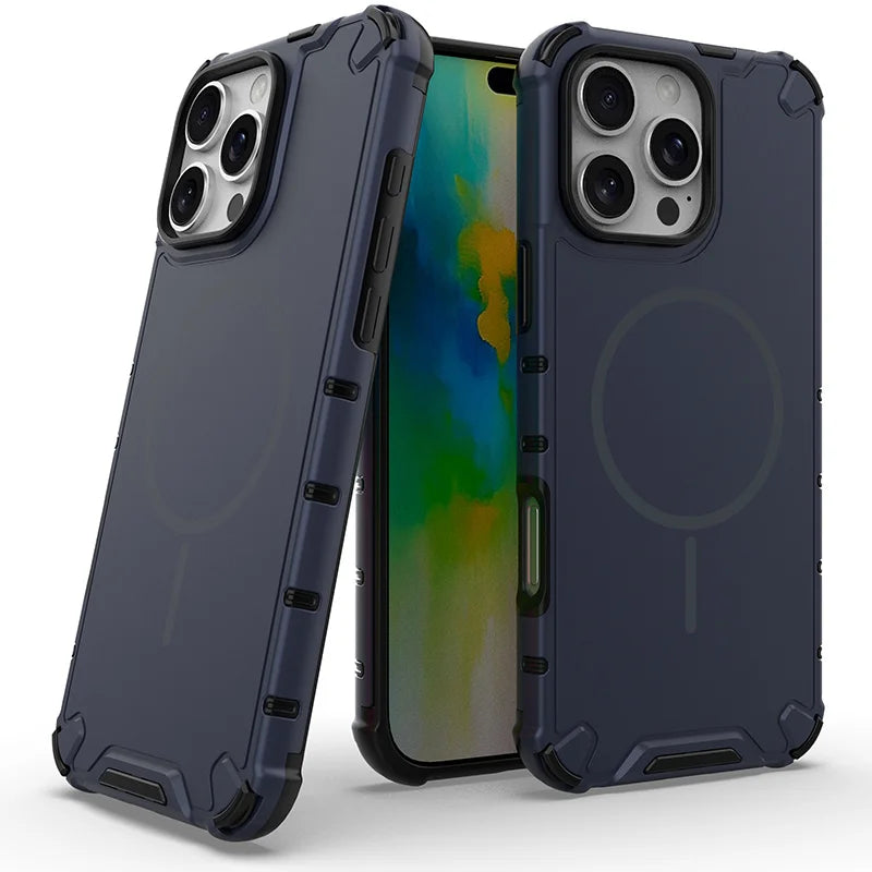 MagSafe Military Case for iPhone 13 12 Pro Max – Shockproof & Wireless