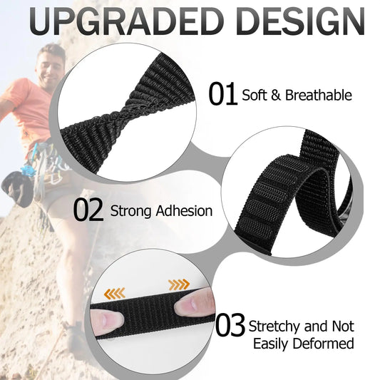 Sport Nylon Ankle/Arm Bands for Apple Watch 38-49mm - Ultra SE Series 9