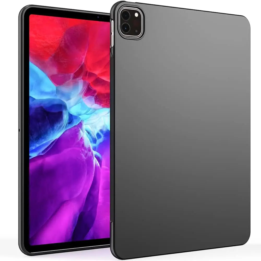 Soft Silicone TPU Case for iPad Air, Mini, Pro & 5β10 Gen iPads β Black Cover