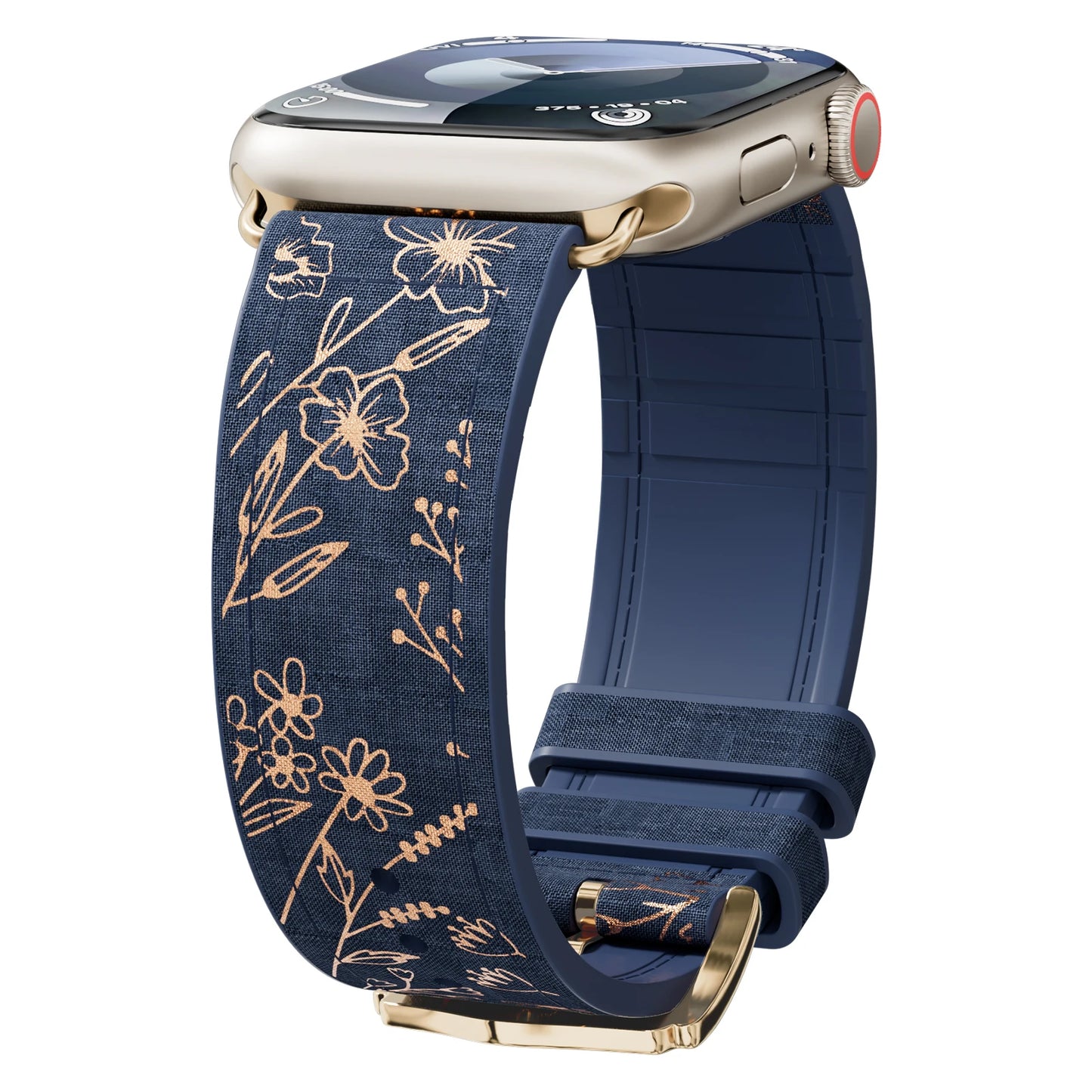 Silicone Strap for Apple Watch 49/45/44/41/40mm – iWatch Band Series 9–3 SE