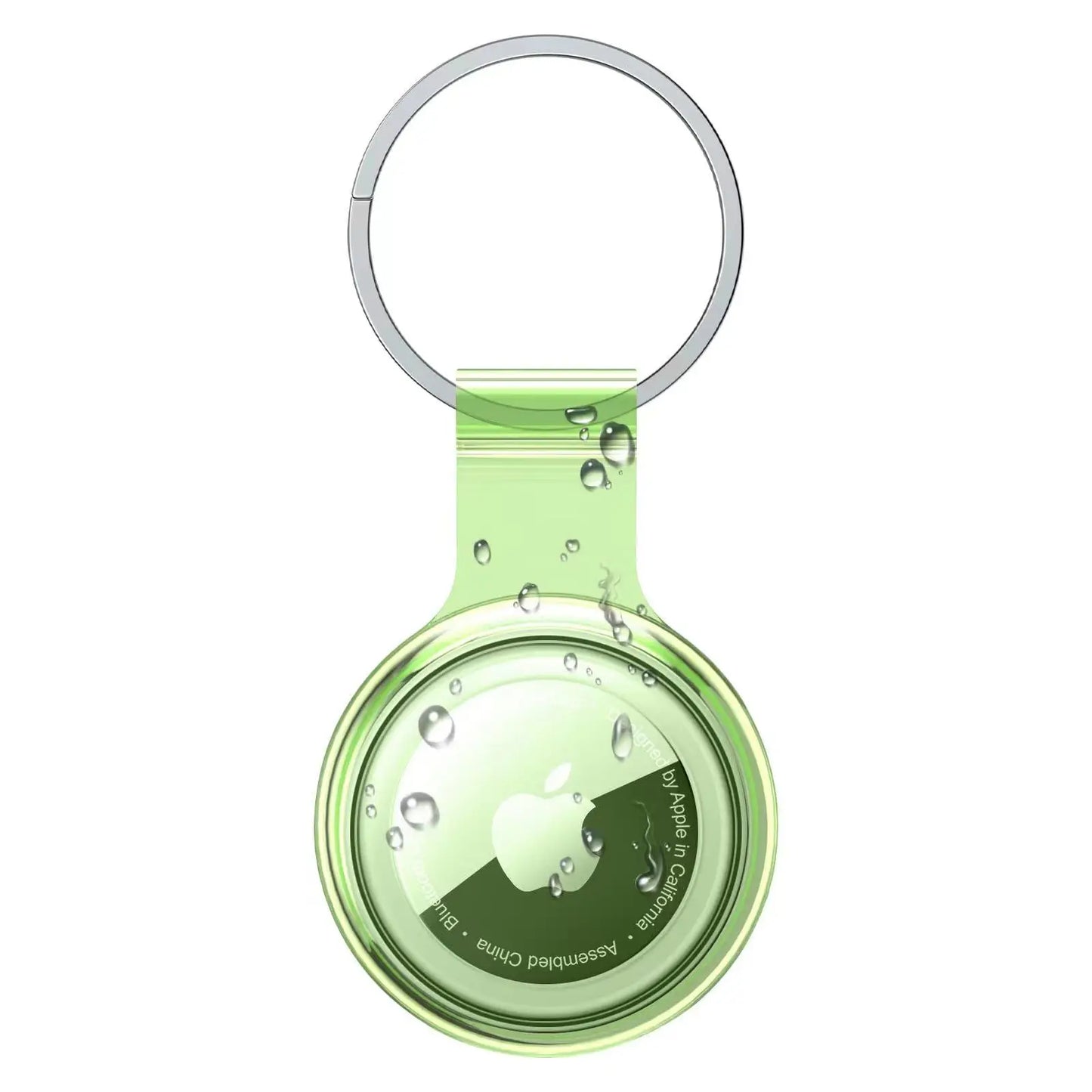Waterproof AirTag Key Ring Holder, Fully Sealed Compatible with Apple AirTag, Colored