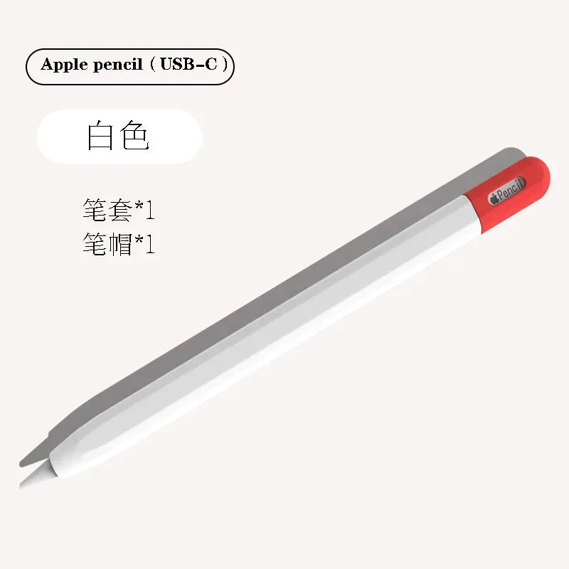 Silicone Case for Apple Pencil 3 USB-C Stylus Grip Holder Sleeve Cover