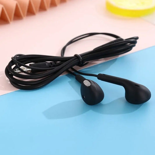3.5mm Stereo In-Ear Headphones with Mic for Xiaomi, Huawei, Samsung, Sport