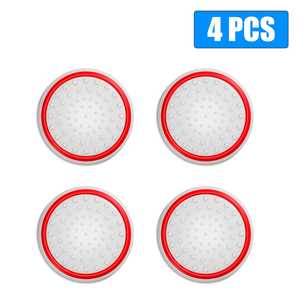 4PCS Luminous Joystick Thumb Grips for PS5/PS4/Xbox/Switch Pro Controllers
