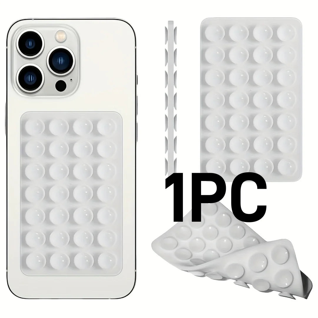 Double-Sided Silicone Suction Phone Holder – Hands-Free Universal Mount