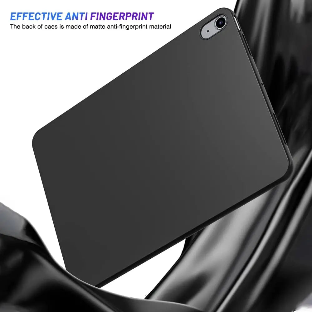 Soft Silicone TPU Case for iPad Air, Mini, Pro & 5β10 Gen iPads β Black Cover
