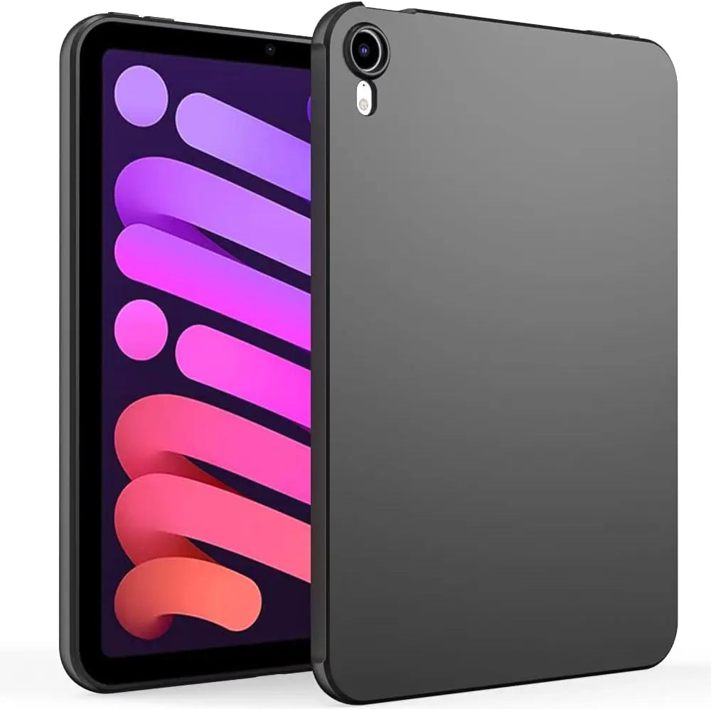 Soft Silicone TPU Case for iPad Air, Mini, Pro & 5β10 Gen iPads β Black Cover