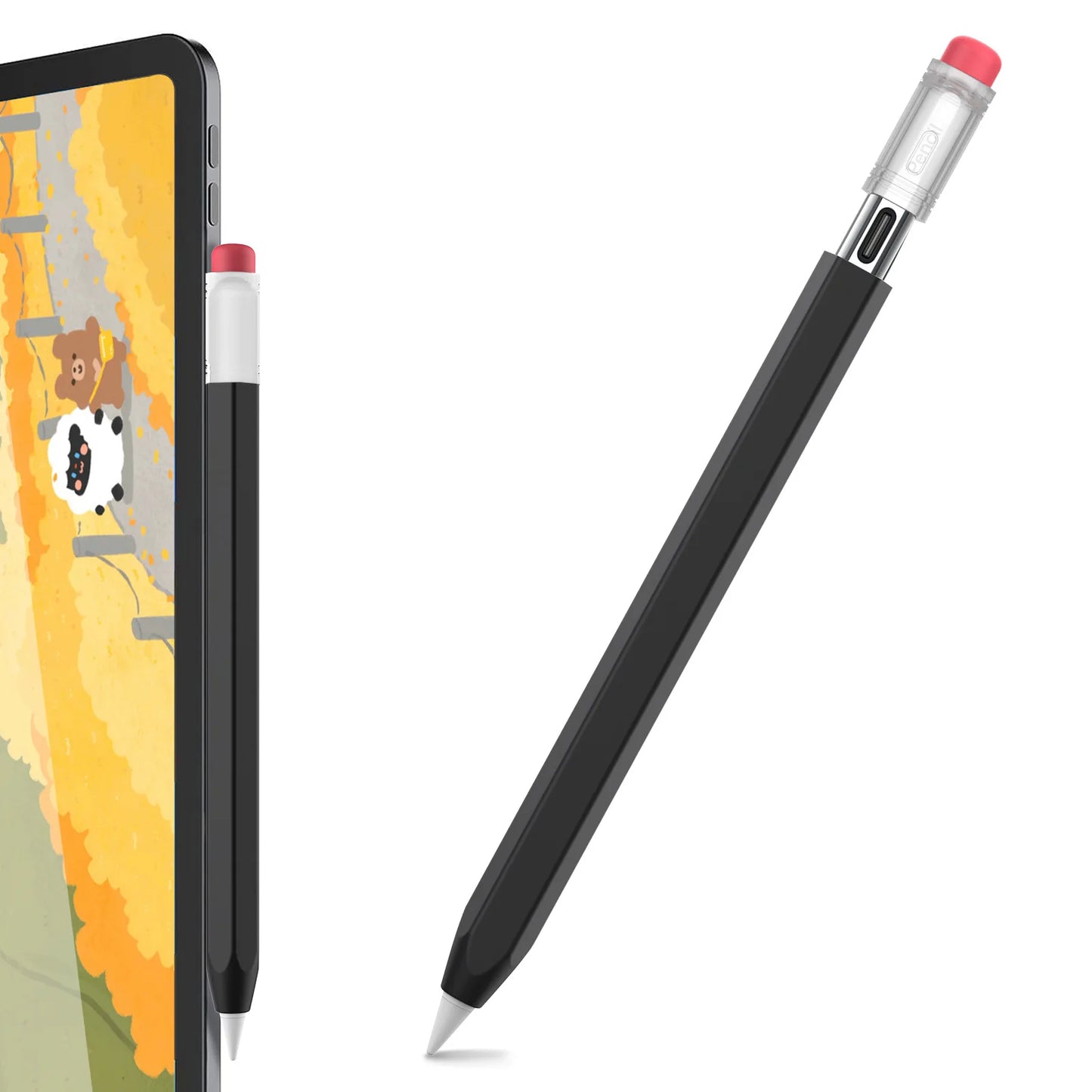 Silicone Protective Case for Apple Pencil 3 USB-C iPad Air/Pro Anti-Fall Cover