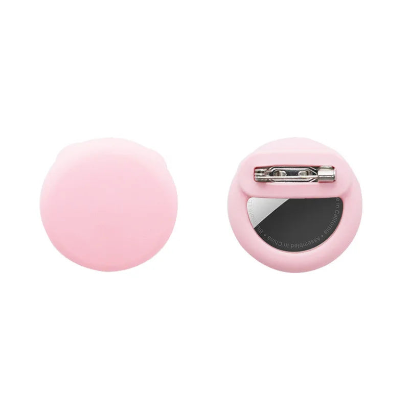 Silicone Airtag Holder for Kids & Elderly with Safety Pins - Hidden Tracker Case