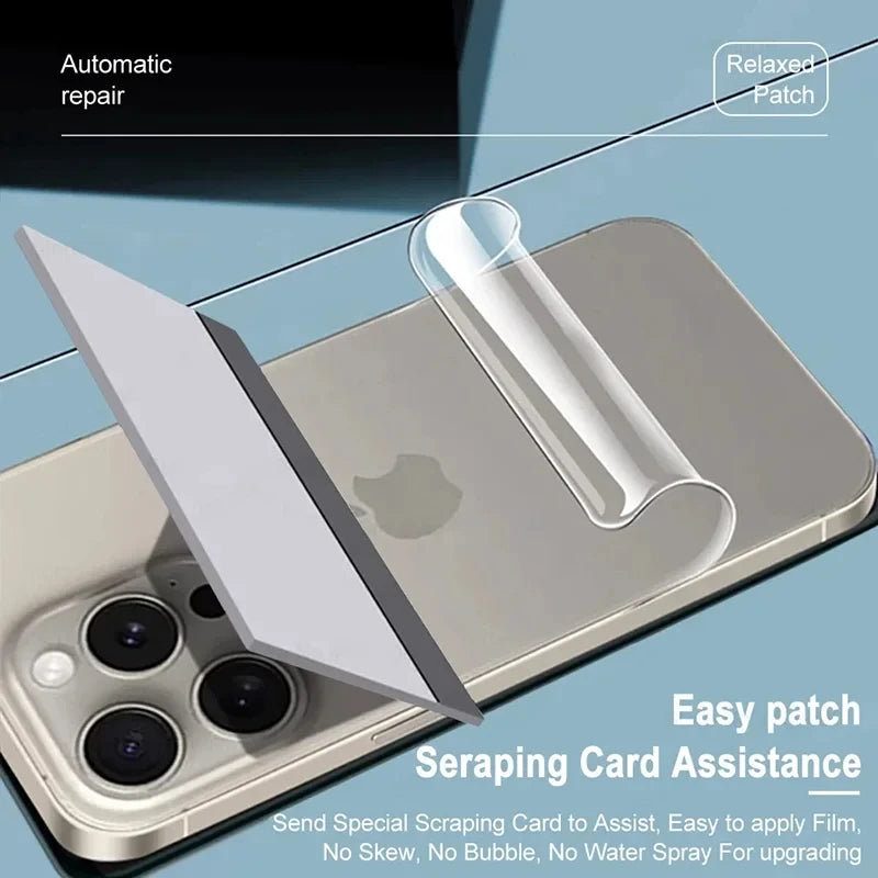 2-in-1 Hydrogel + Tempered Glass for iPhone 11–16 Pro Max Lens & Screen