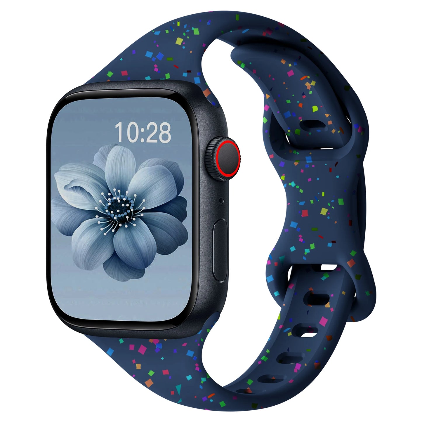 Slim Silicone Band for Apple Watch 49/45/44/42/41/40/38mm Series 10–2 SE