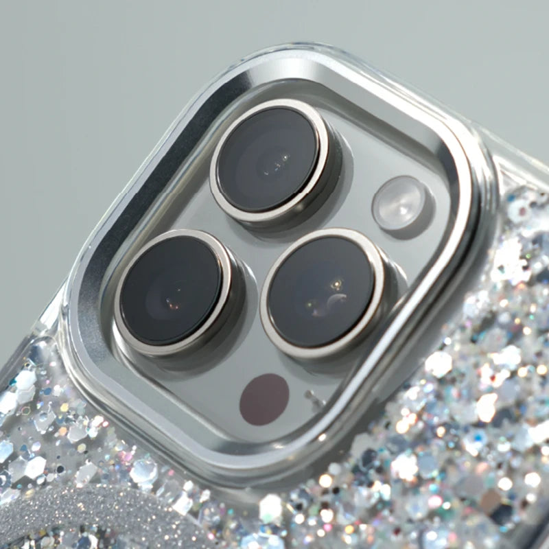 Glitter Foil MagSafe Case for iPhone 15/16 Pro Max – Shockproof Cover