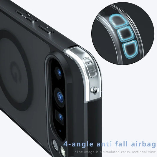 MagSafe Case for Google Pixel 9 Pro XL Magnetic Anti-Fall Protective Cover