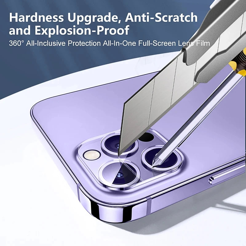 2-in-1 Hydrogel + Tempered Glass for iPhone 11–16 Pro Max Lens & Screen