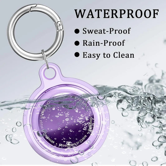 4/8/6 Pack Waterproof AirTag Keychain Case for Pet Collars & Key Rings