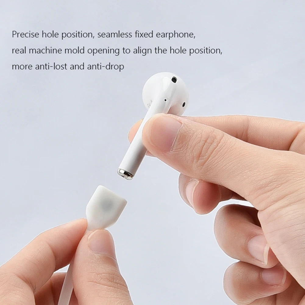 Magnetic Anti-Lost Silicone Neck Strap for AirPods 1/2/3 & Pro – Anti-Drop Cord