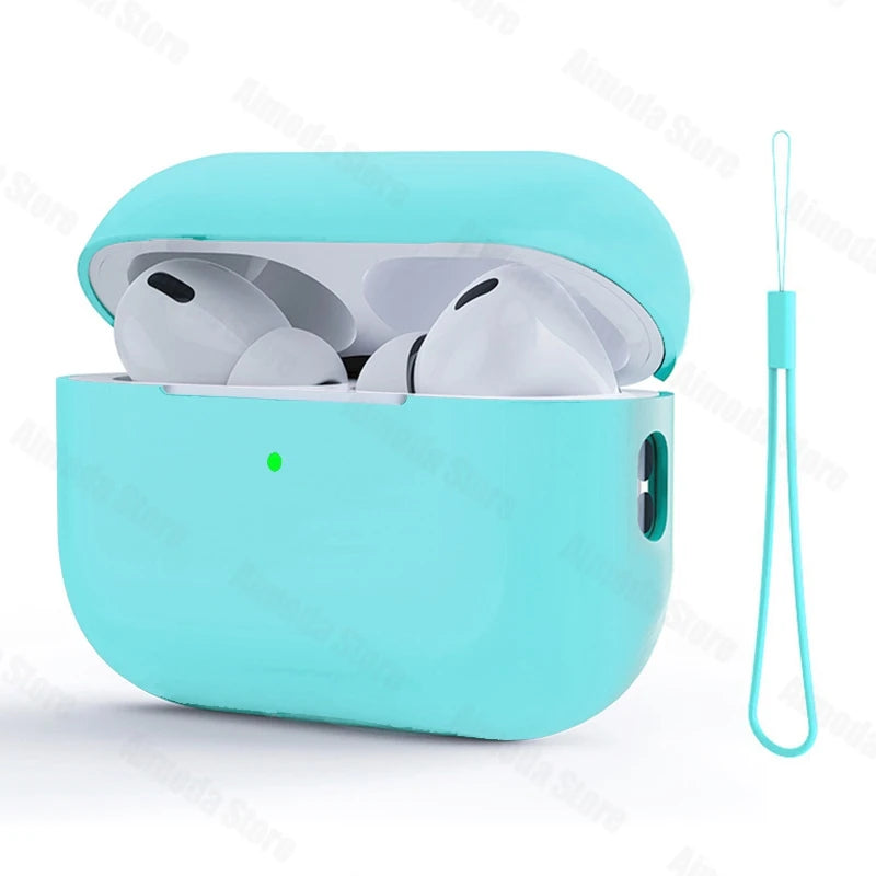 Liquid Silicone Case for AirPods Pro 2/3 – Soft Protective Earphone Cover