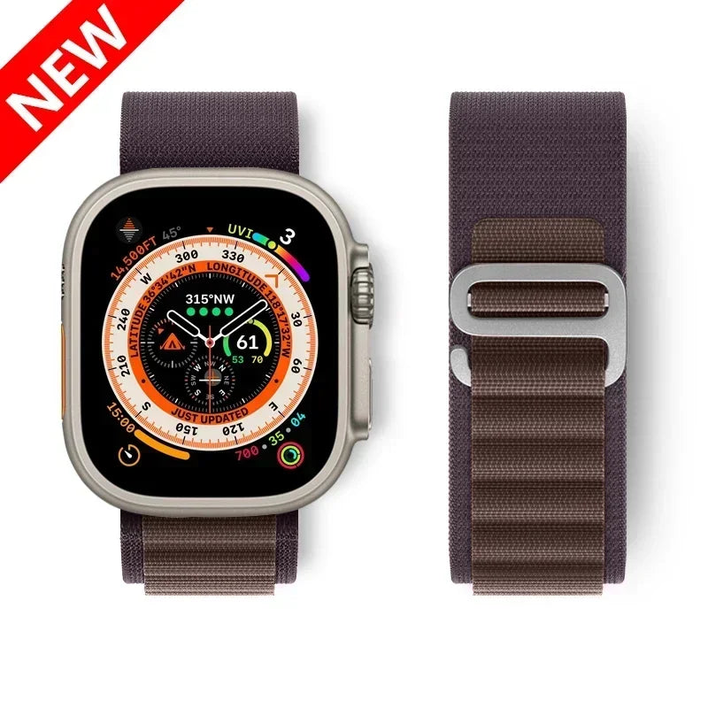 Alpine Loop Strap for Apple Watch Ultra 2 & Series 10–1, 38–49mm