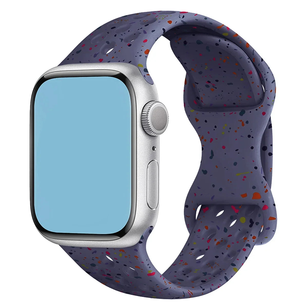 Transparent Silicone Strap for Apple Watch Ultra 2 & Series 10–SE (38–49mm)