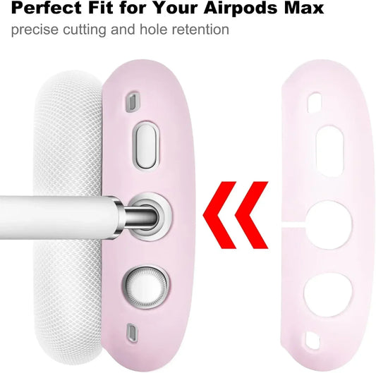 3-Piece Silicone Protective Case Set for AirPods Max Headphones