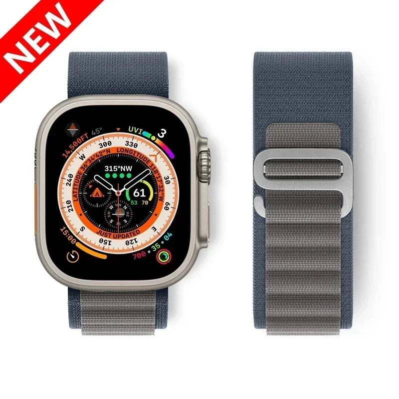 Alpine Loop Strap for Apple Watch Ultra 2 & Series 10–1, 38–49mm