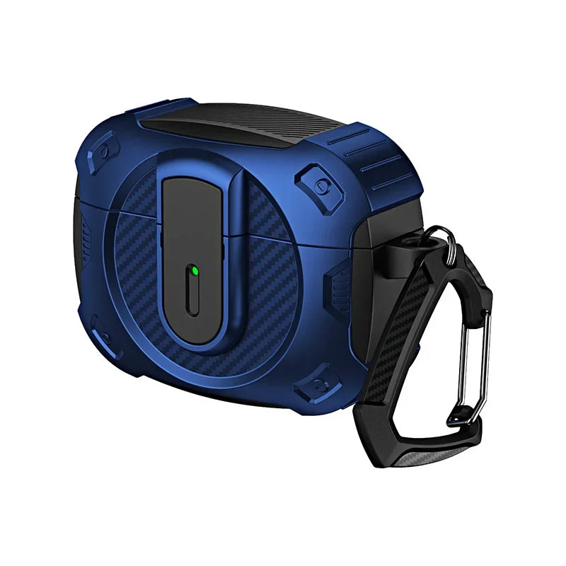 Security Lock Armor Case for AirPods Pro 2/1/2/3 with Wireless Charging