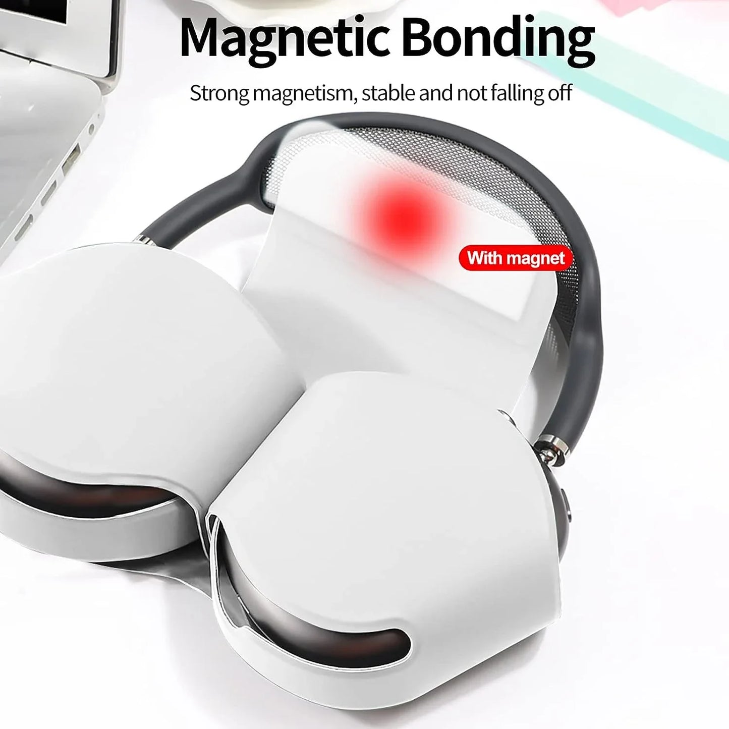 PU Leather Case for AirPods Max – Smart Sleep & Scratch Protection
