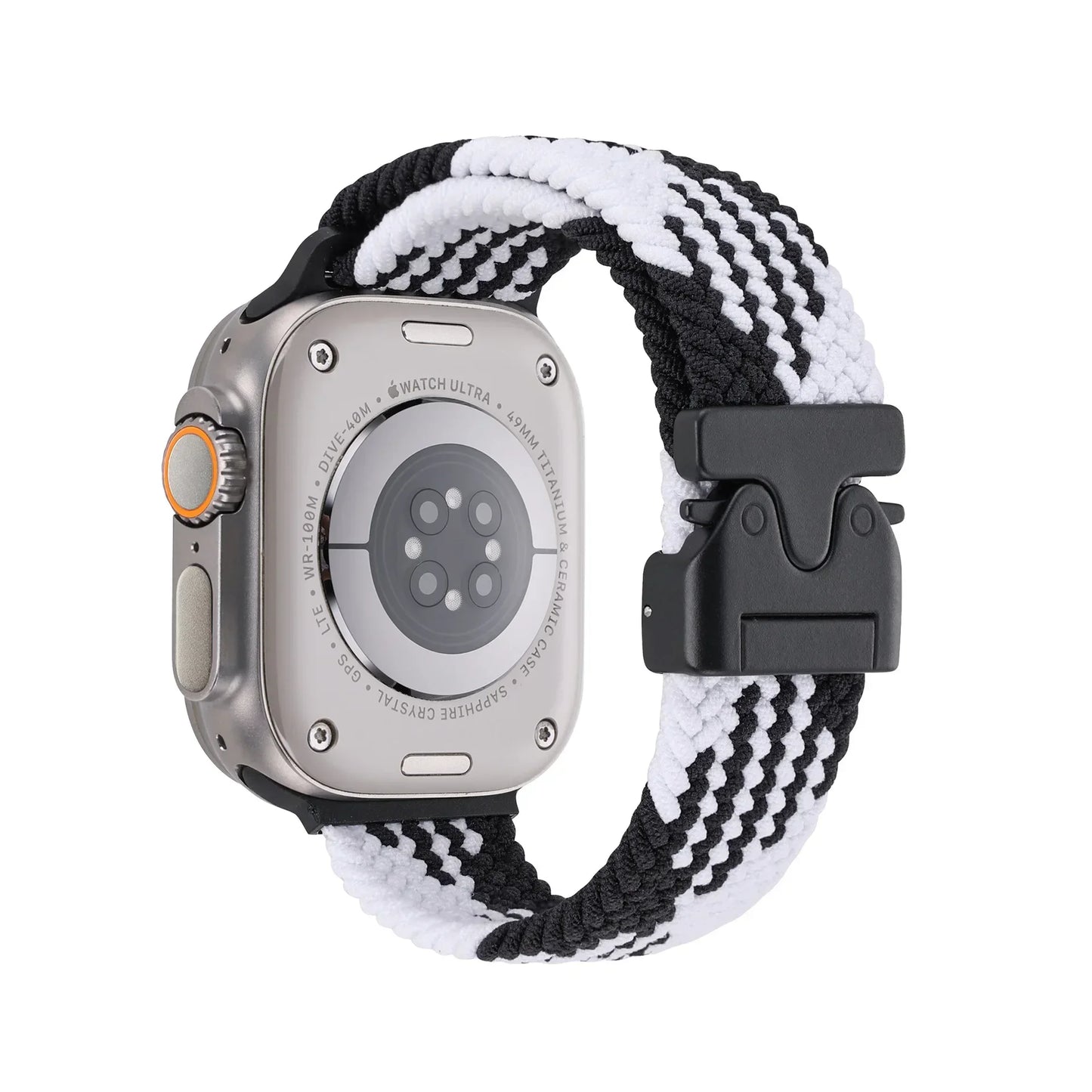 Braided Magnetic Band for Apple Watch 44mm–49mm Ultra 2/Series 10–6/SE