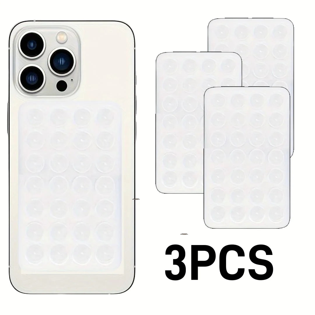 Double-Sided Silicone Suction Phone Holder – Hands-Free Universal Mount