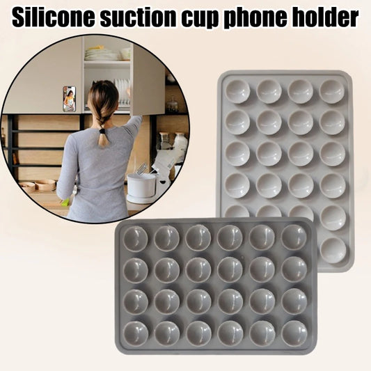 Silicone Suction Pad for Mobile Phone Fixture Adhesive Rubber Backed Sucker