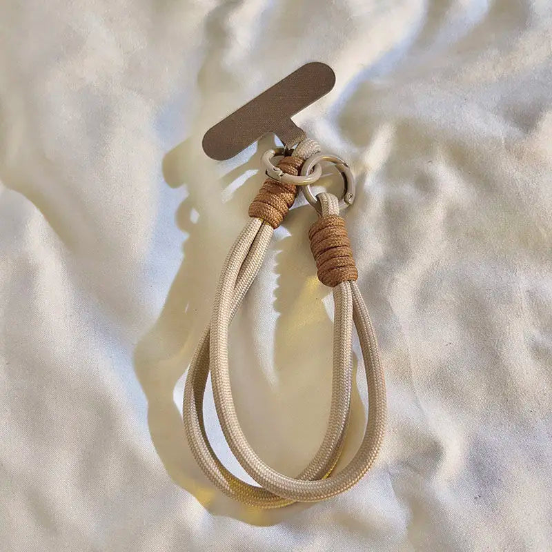 Cute Pastel Wrist Strap Lanyard for Phone β Macaron Color Charm Chain