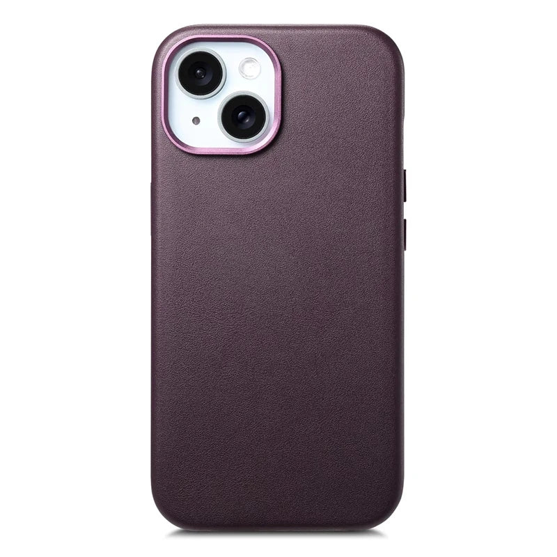 Magnetic MagSafe Leather Case for iPhone 16/15 Pro Max/Plus