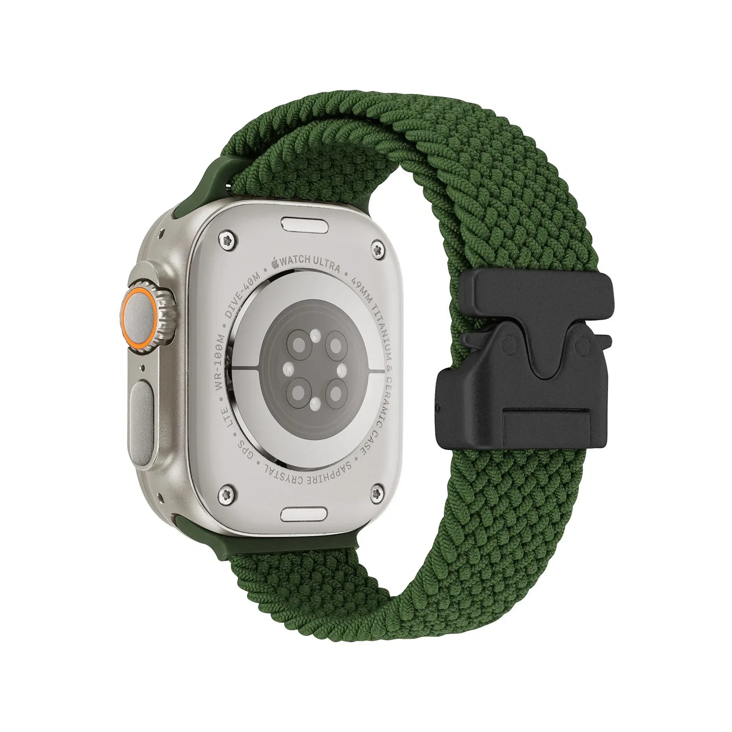 Braided Solo Loop Band for Apple Watch Series Ultra 2 10 9 SE 8 7 6 5