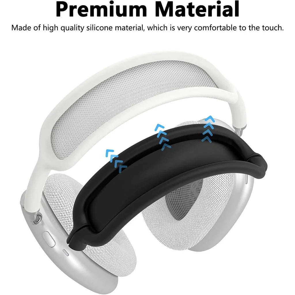 Soft Silicone Protective Case for AirPods Max – Anti-Scratch Cover