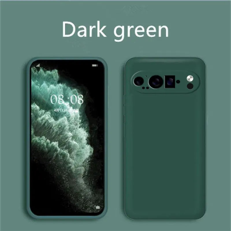 Liquid Silicone Case for Google Pixel 9 Pro/8/7/6A Soft Protective Cover