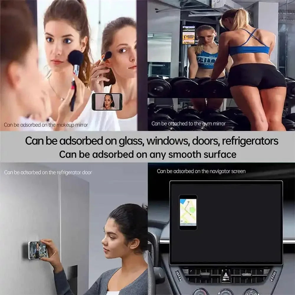 3Pcs Double-Sided Silicone Suction Cup Phone Stand for Hands-Free Selfies & Videos