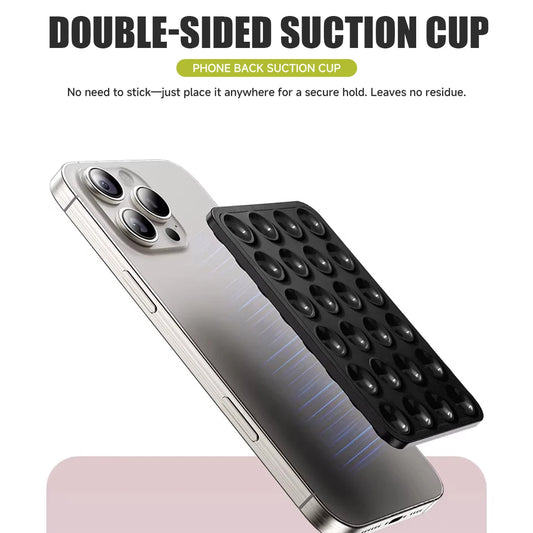 Double-Sided Silicone Suction Pad for Mobile Phone Holder Mount