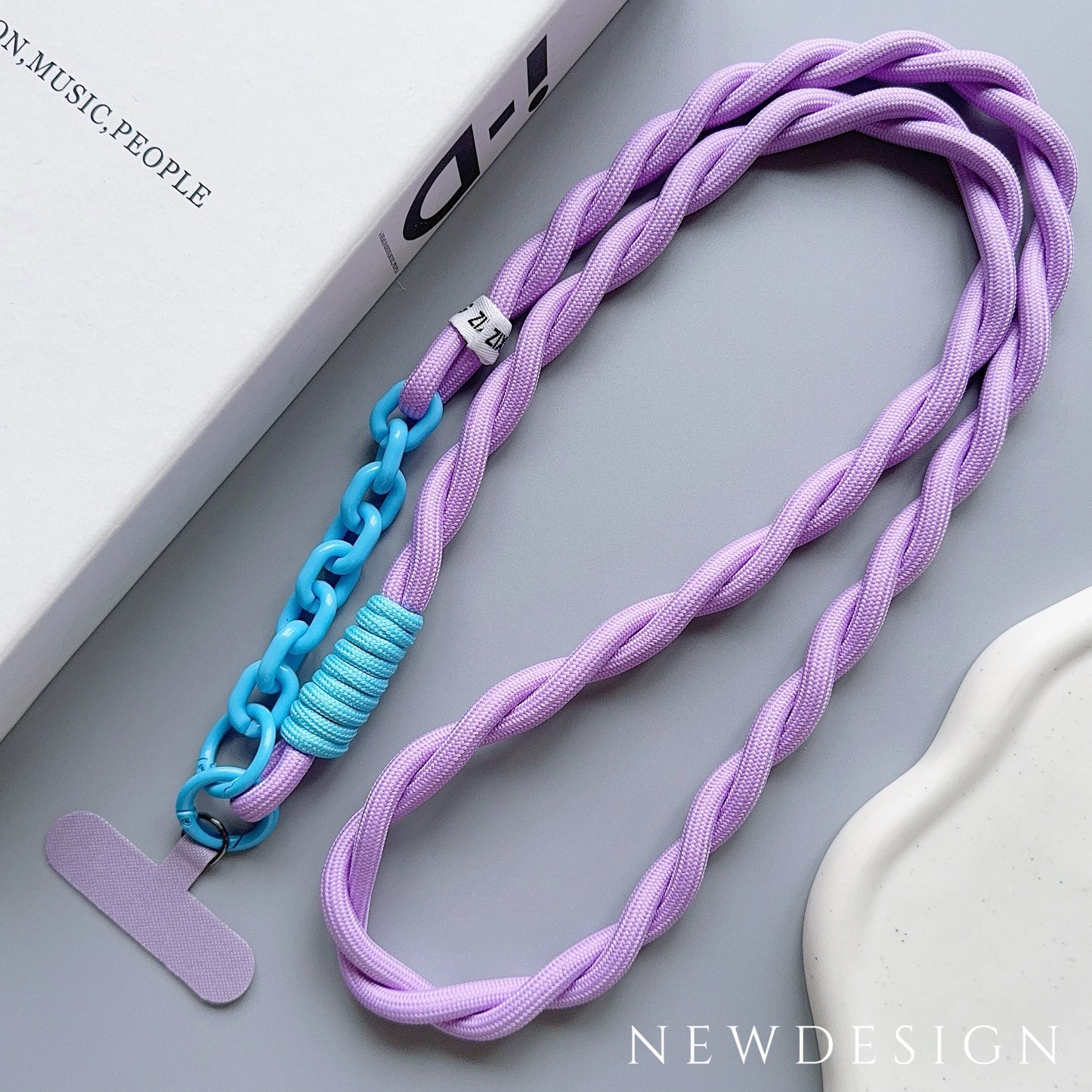 Acrylic Crossbody Phone Lanyard Strap β Anti-Lost Neck & Wrist Clip