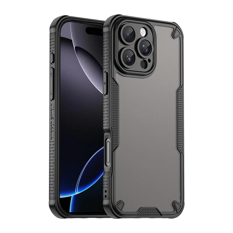 Transparent Acrylic Case with Color Frame for iPhone 11–13 Pro Max