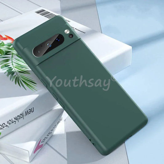 Liquid Silicone Case for Google Pixel 9 Pro/8/7/6A Soft Protective Cover