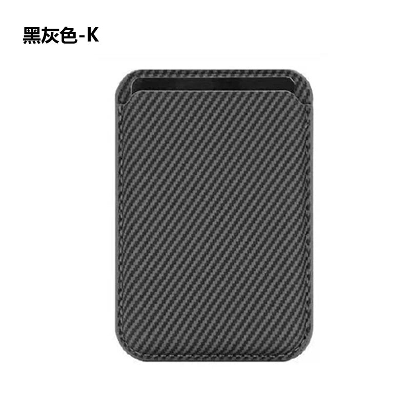 Carbon Fiber MagSafe Wallet Card Holder for iPhone 17–12 Pro Max
