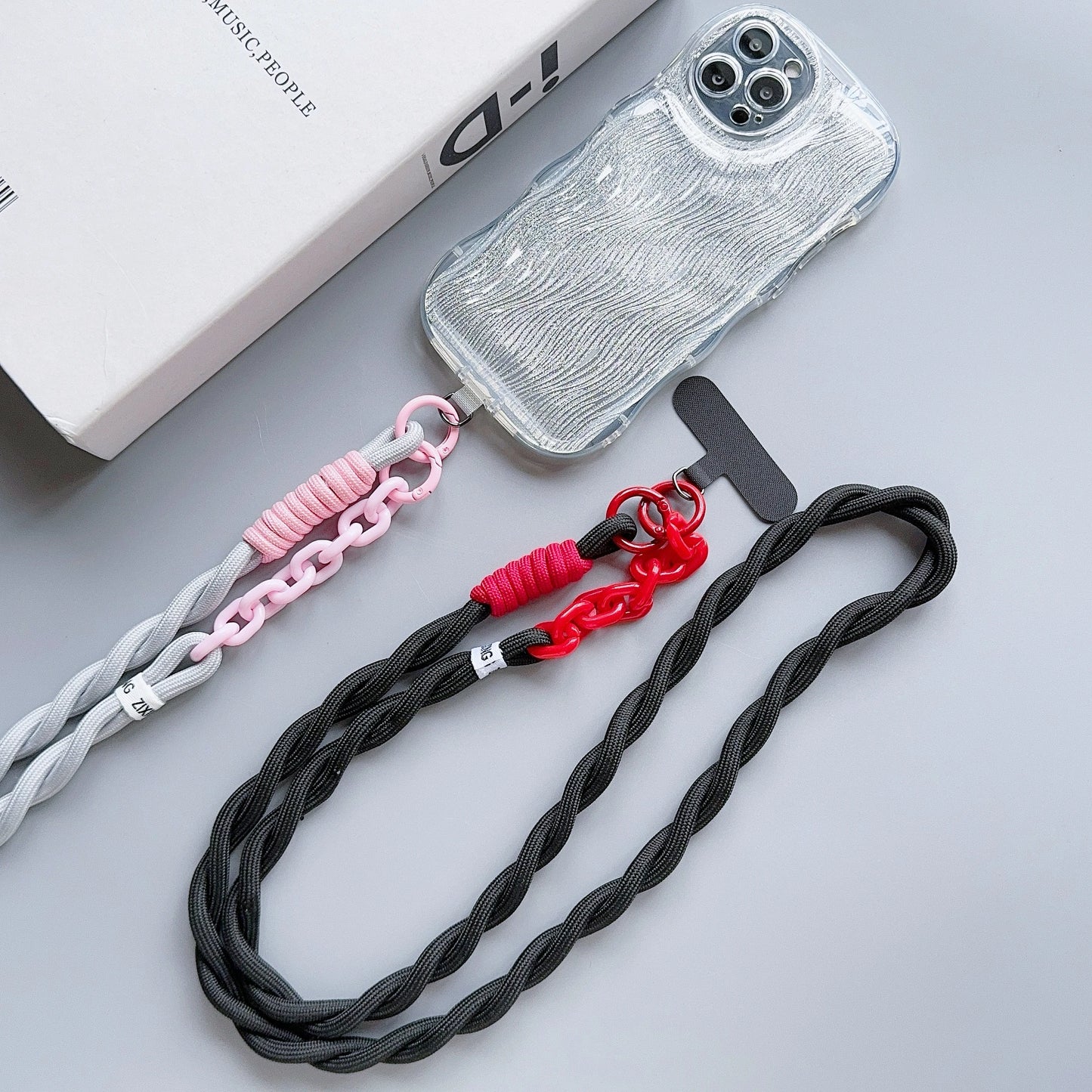Acrylic Crossbody Phone Lanyard Strap β Anti-Lost Neck & Wrist Clip