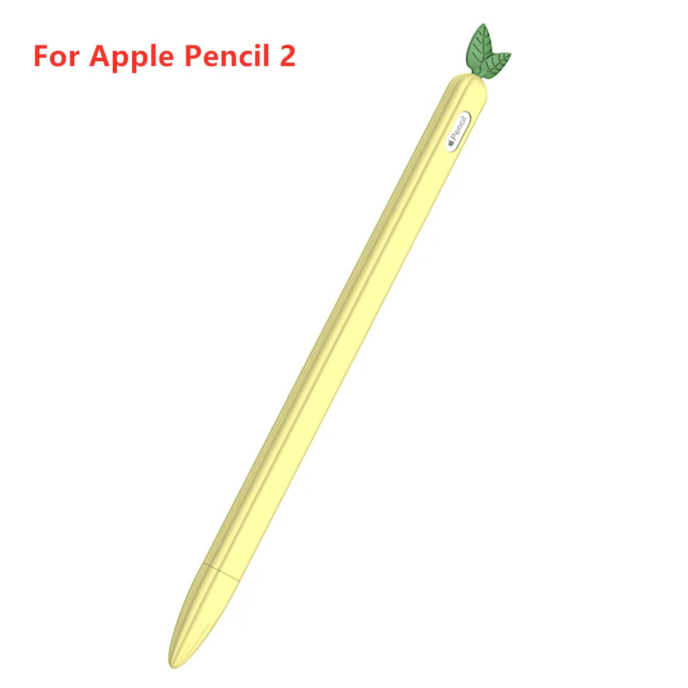 Cute Vegetable Silicone Case for Apple Pencil 1st & 2nd Gen Protective Sleeve
