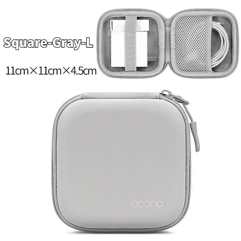 Mini Hard Shell Storage Case for Earphones, Chargers & USB Drives