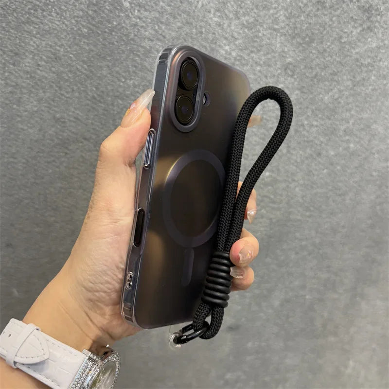 Aurora Gradient Matte MagSafe Case for iPhone 13 14 Pro Max Plus Shockproof