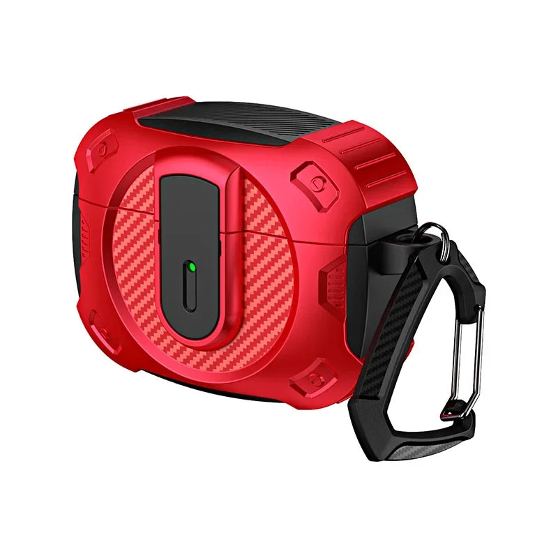 Security Lock Armor Case for AirPods Pro 2/1/2/3 with Wireless Charging