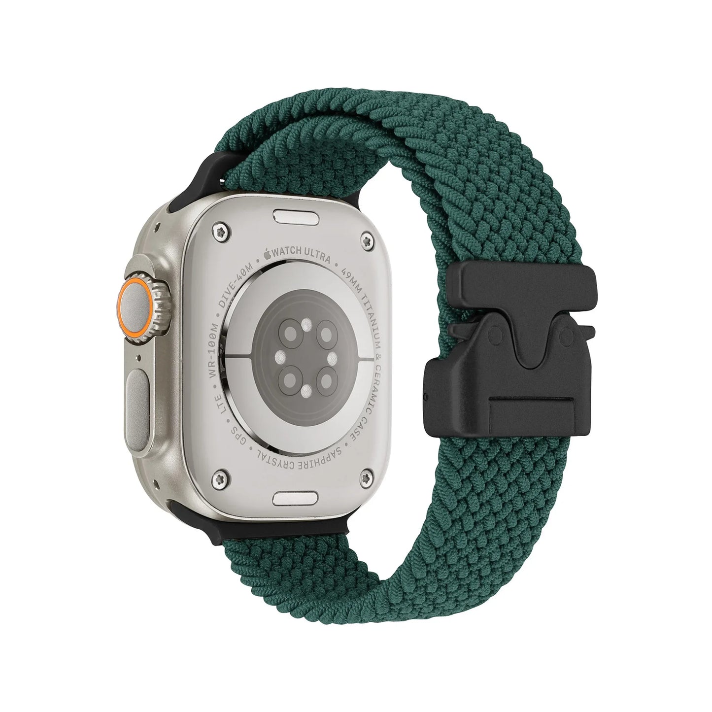 Braided Magnetic Band for Apple Watch 44mm–49mm Ultra 2/Series 10–6/SE